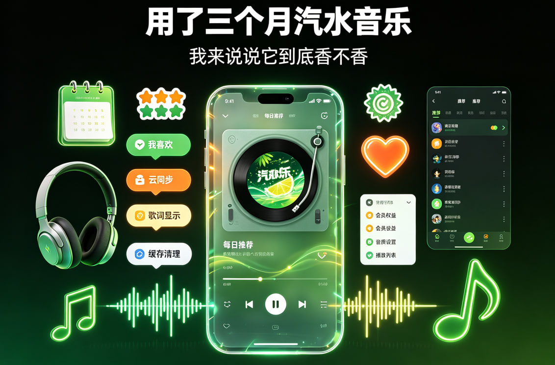 用了三个月汽水音乐，我来说说它到底香不香