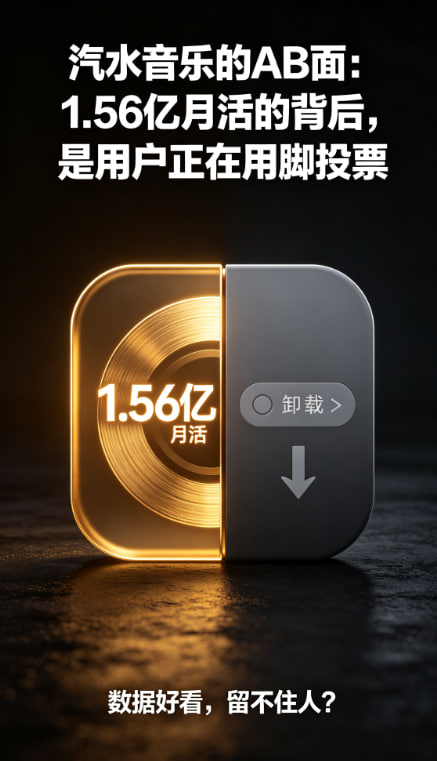 汽水音乐的AB面：1.56亿月活的背后，是用户正在用脚投票